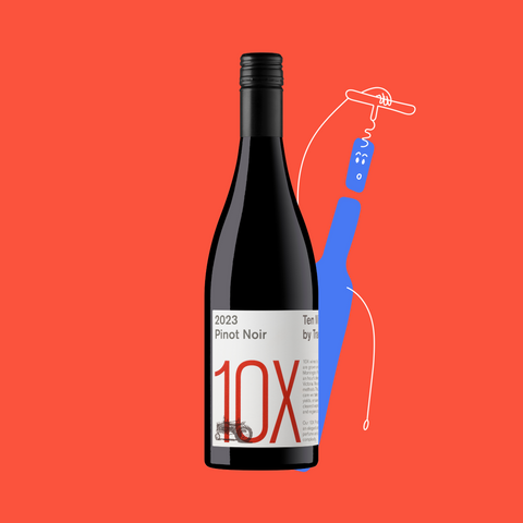Not Shit Fun Wines Ten Minutes by Tractor 10x Pinot Noir 2023